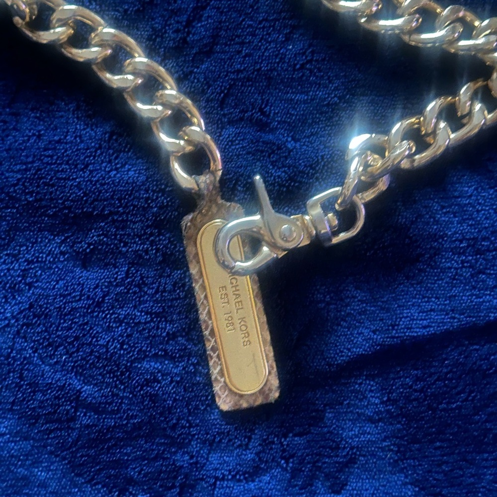 Michael Kors silver Chain belt